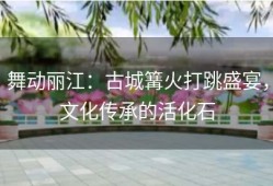舞动丽江：古城篝火打跳盛宴，文化传承的活化石