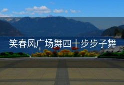 笑春风广场舞四十步步子舞