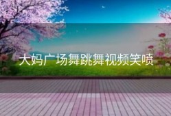 大妈广场舞跳舞视频笑喷