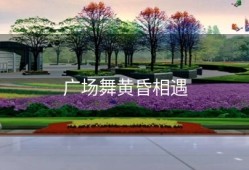 广场舞黄昏相遇