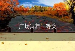 广场舞舞一等奖