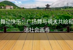 舞动快乐：广场舞与萌犬共绘和谐社会画卷