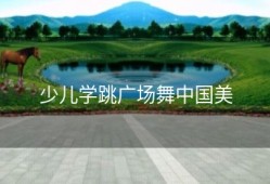 少儿学跳广场舞中国美