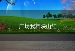 广场我舞映山红