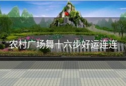 农村广场舞十六步好运连连