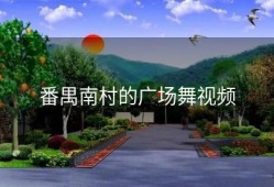 番禺南村的广场舞视频