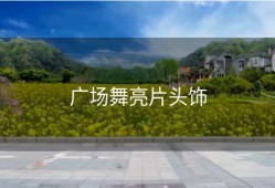 广场舞亮片头饰