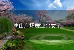 唐山广场舞业余女子