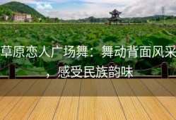 草原恋人广场舞：舞动背面风采，感受民族韵味
