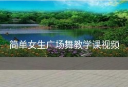 简单女生广场舞教学课视频