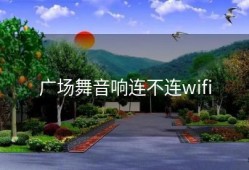 广场舞音响连不连wifi