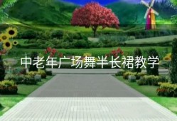 中老年广场舞半长裙教学