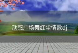 动感广场舞红尘情歌dj