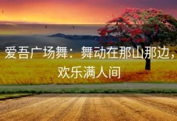爱吾广场舞：舞动在那山那边，欢乐满人间