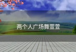 两个人广场舞萱萱