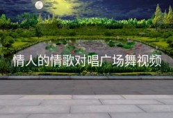 情人的情歌对唱广场舞视频