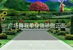 广场舞我单身我骄傲正面