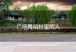 广场舞咱村里的人
