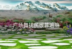 广场舞扰民很普遍嘛