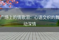 广场上的情歌泪：心语交织的舞动深情
