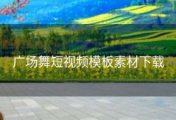 广场舞短视频模板素材下载