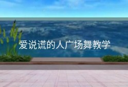 爱说谎的人广场舞教学