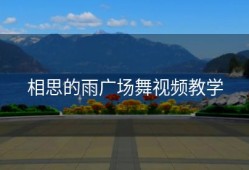 相思的雨广场舞视频教学