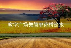 教学广场舞简单花桥流水
