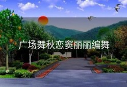 广场舞秋恋窦丽丽编舞