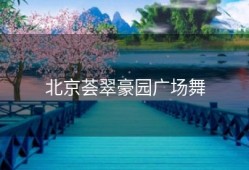 北京荟翠豪园广场舞