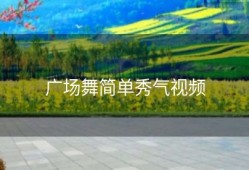 广场舞简单秀气视频