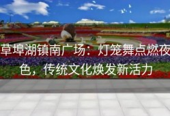 草埠湖镇南广场：灯笼舞点燃夜色，传统文化焕发新活力