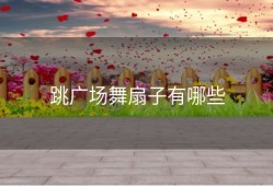 跳广场舞扇子有哪些