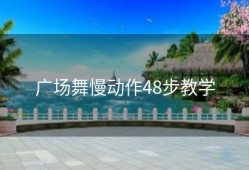 广场舞慢动作48步教学