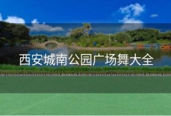 西安城南公园广场舞大全