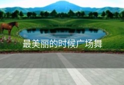 最美丽的时候广场舞