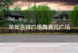 羊年吉祥广场舞青儿广场