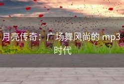 月亮传奇：广场舞风尚的 mp3 时代
