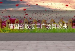 唐国强放过羊广场舞歌曲