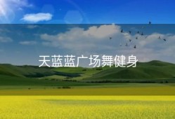 天蓝蓝广场舞健身