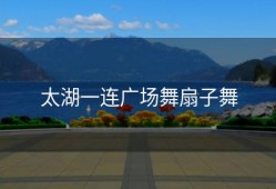 太湖一连广场舞扇子舞