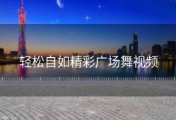 轻松自如精彩广场舞视频