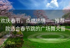 欢庆春节，点燃热情——推荐一款适合春节跳的广场舞火苗