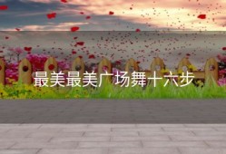 最美最美广场舞十六步