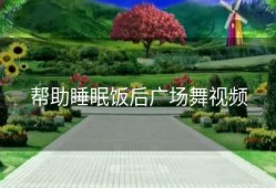 帮助睡眠饭后广场舞视频