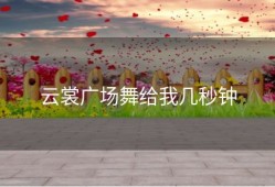 云裳广场舞给我几秒钟