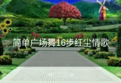 简单广场舞16步红尘情歌