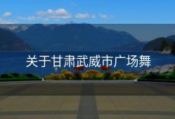 关于甘肃武威市广场舞
