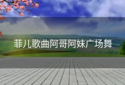 菲儿歌曲阿哥阿妹广场舞