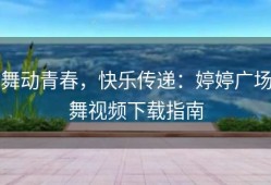 舞动青春，快乐传递：婷婷广场舞视频下载指南